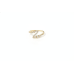 Anel raio com zirconias
